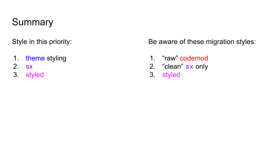 Building both sides of a Design System